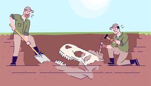 我国第一具恐龙化石的骨架是在哪里出土的