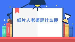 纸片人老婆是什么梗