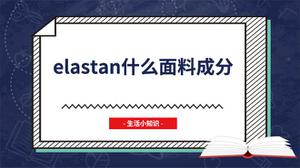 elastan什么面料成分