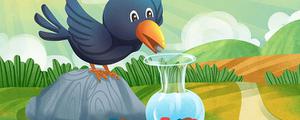 乌鸦喝水的故事告诉我们什么道理 乌鸦喝水小故事的喻意