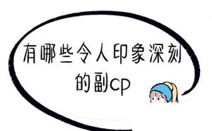 有什么令人印象深刻的副cp 哪些小说的副cp使你难以忘怀