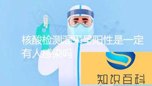 核酸检测混采呈阳性是一定有人感染吗