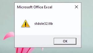 电脑打开Excel出现提示Stdole32.tlb怎么办？教你4步优化轻松修复