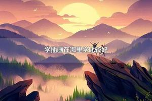 学插画在哪里学比较好 插画师零基础一般要学多久