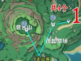 原神2.2兽境之狼收集路线攻略