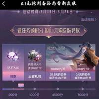 王者荣耀时之恋人皮肤怎么0.1元购买
